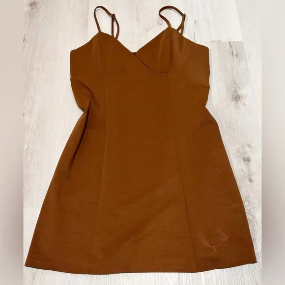 Kendall & Kylie | Dresses | Kendall Kylie Brown Mini Dress | Poshmark